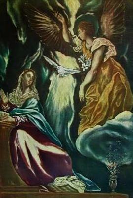 El Greco The Annunciation oil painting image